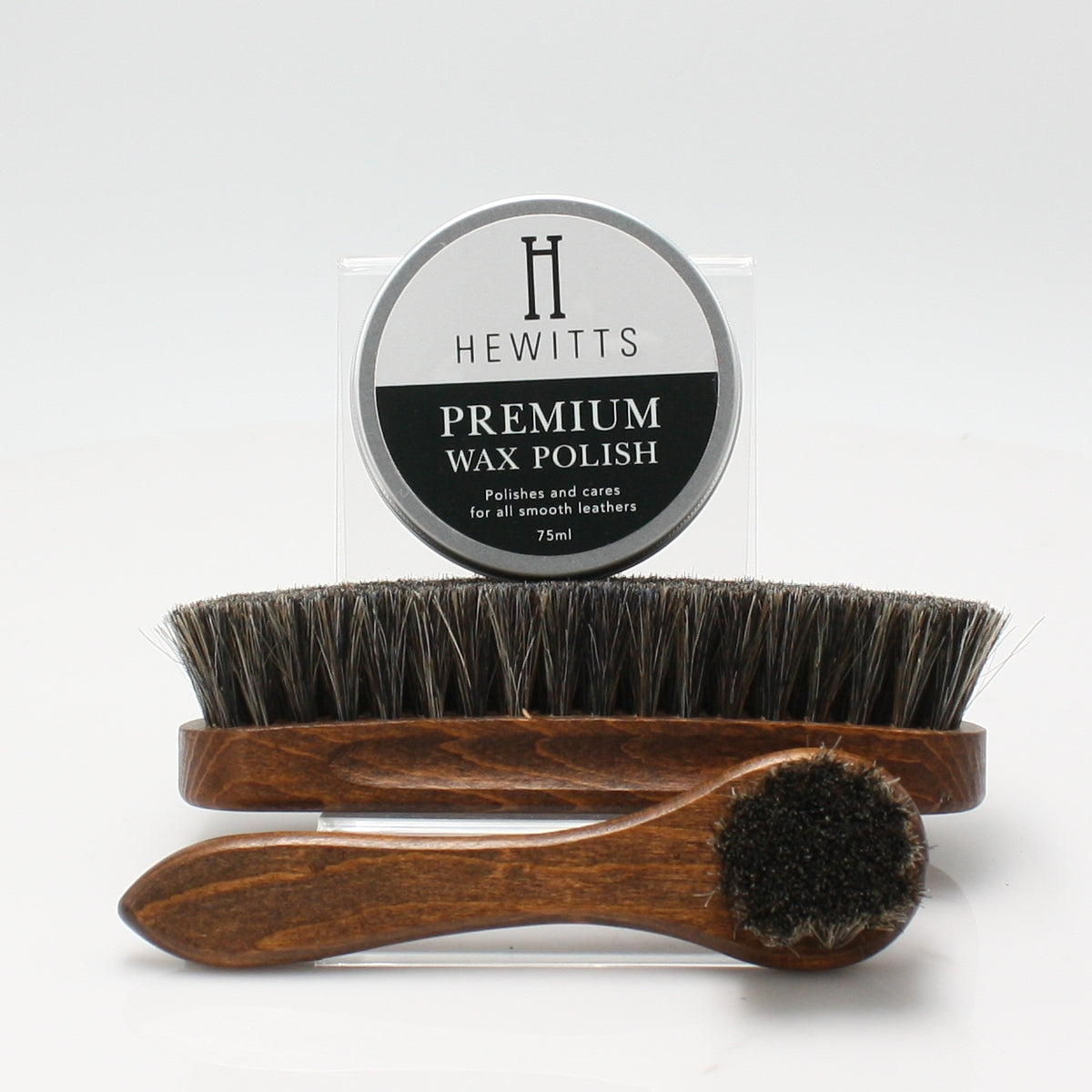 Hewitts Horse-Hair Brush for Leather Shoes 