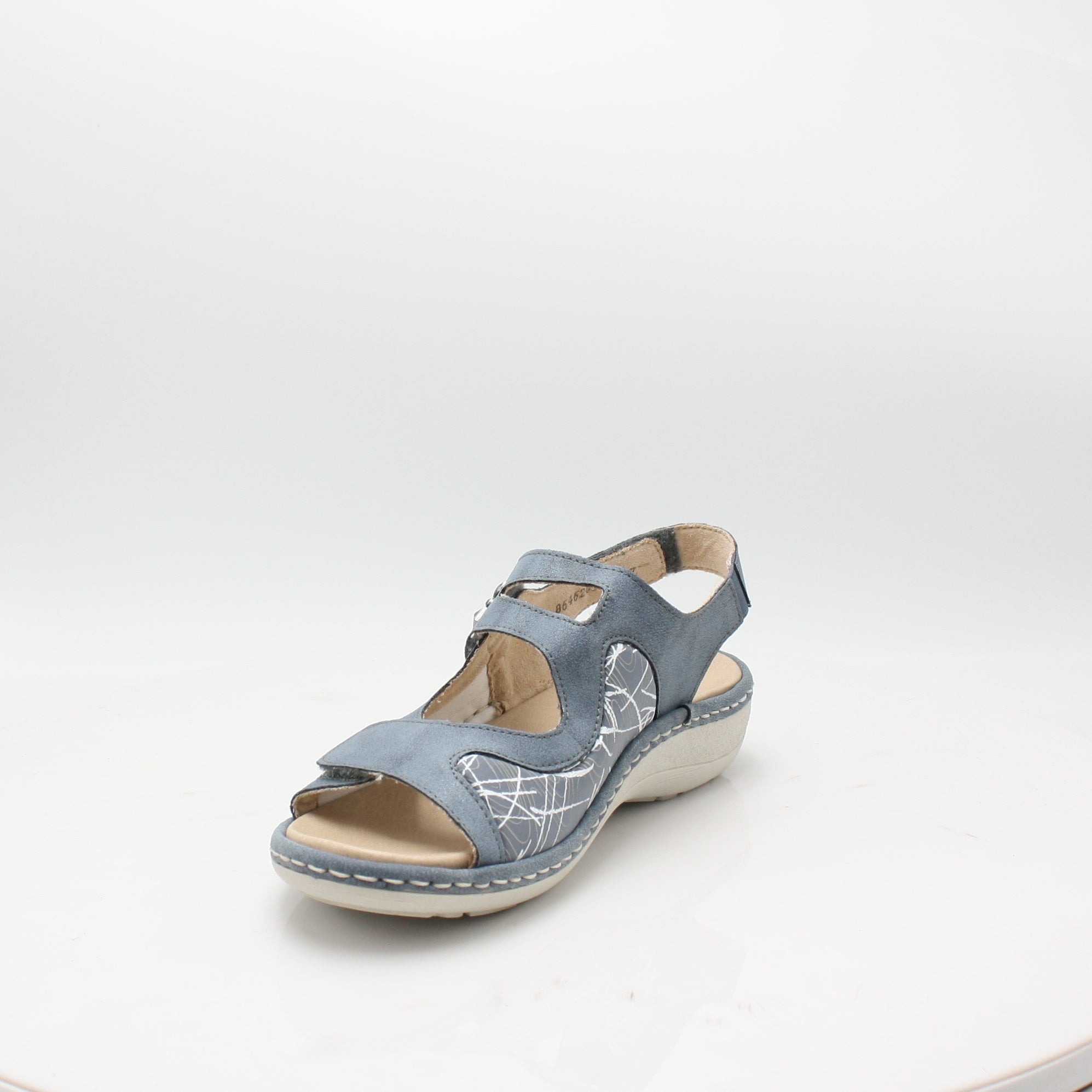 D7647 REMONTE 22 SANDAL, Ladies, RIEKER SHOES, Logues Shoes - Logues Shoes.ie Since 1921, Galway City, Ireland.