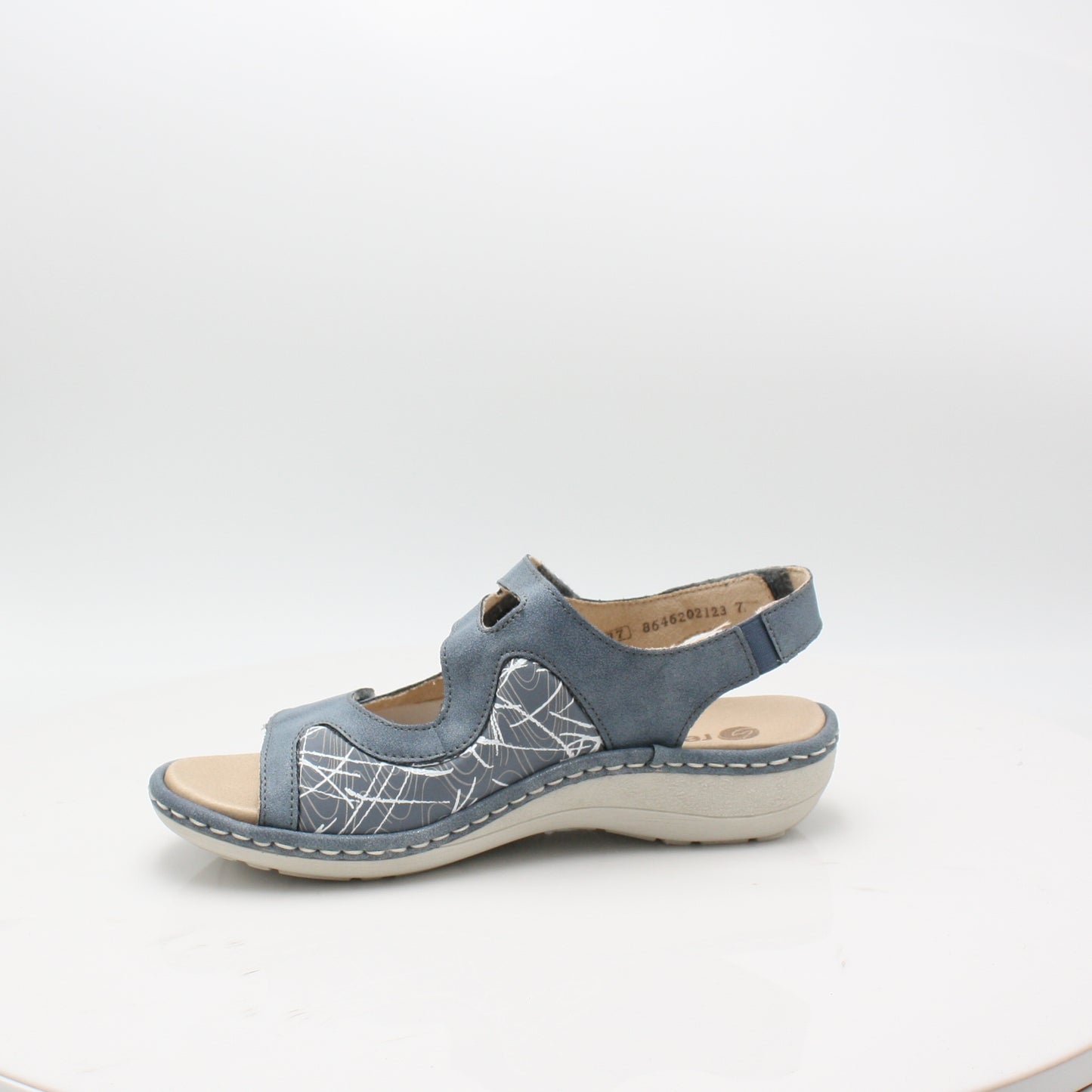 D7647 REMONTE 22 SANDAL, Ladies, RIEKER SHOES, Logues Shoes - Logues Shoes.ie Since 1921, Galway City, Ireland.