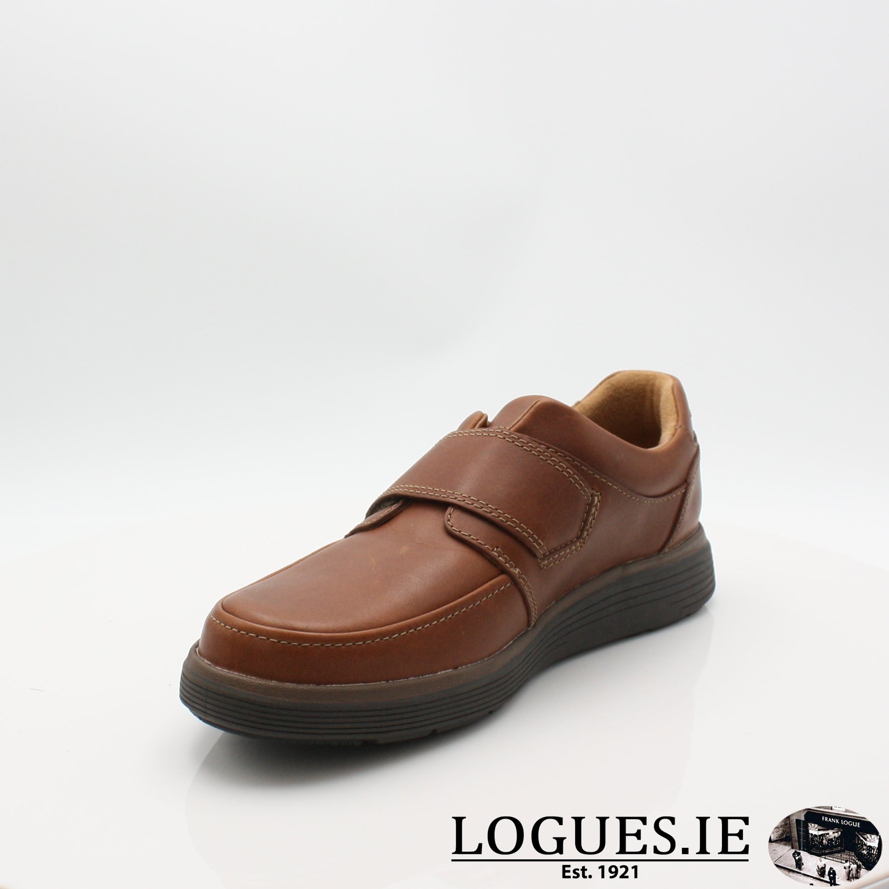 Un Abode Strap  CLARKS EX-WIDE, Mens, Clarks, Logues Shoes - Logues Shoes.ie Since 1921, Galway City, Ireland.