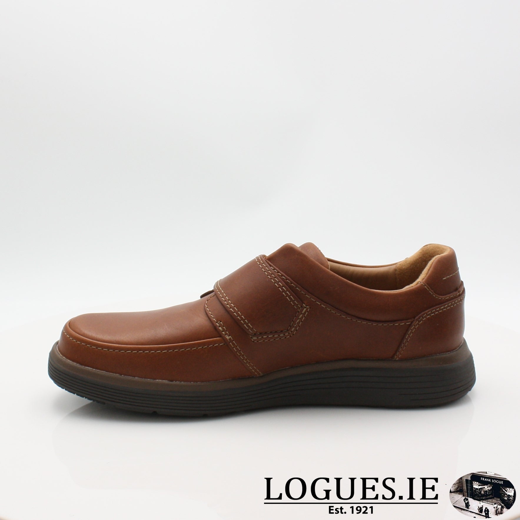 Un Abode Strap  CLARKS EX-WIDE, Mens, Clarks, Logues Shoes - Logues Shoes.ie Since 1921, Galway City, Ireland.