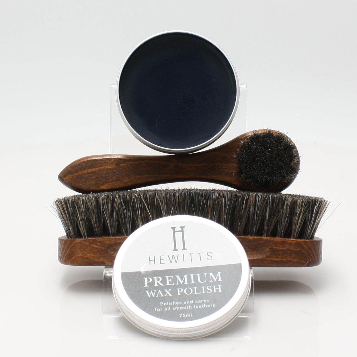 HEWITTS PREMIUM BRUSH SET, Shoe Care, EURO LEATHERS, Logues Shoes - Logues Shoes.ie Since 1921, Galway City, Ireland.