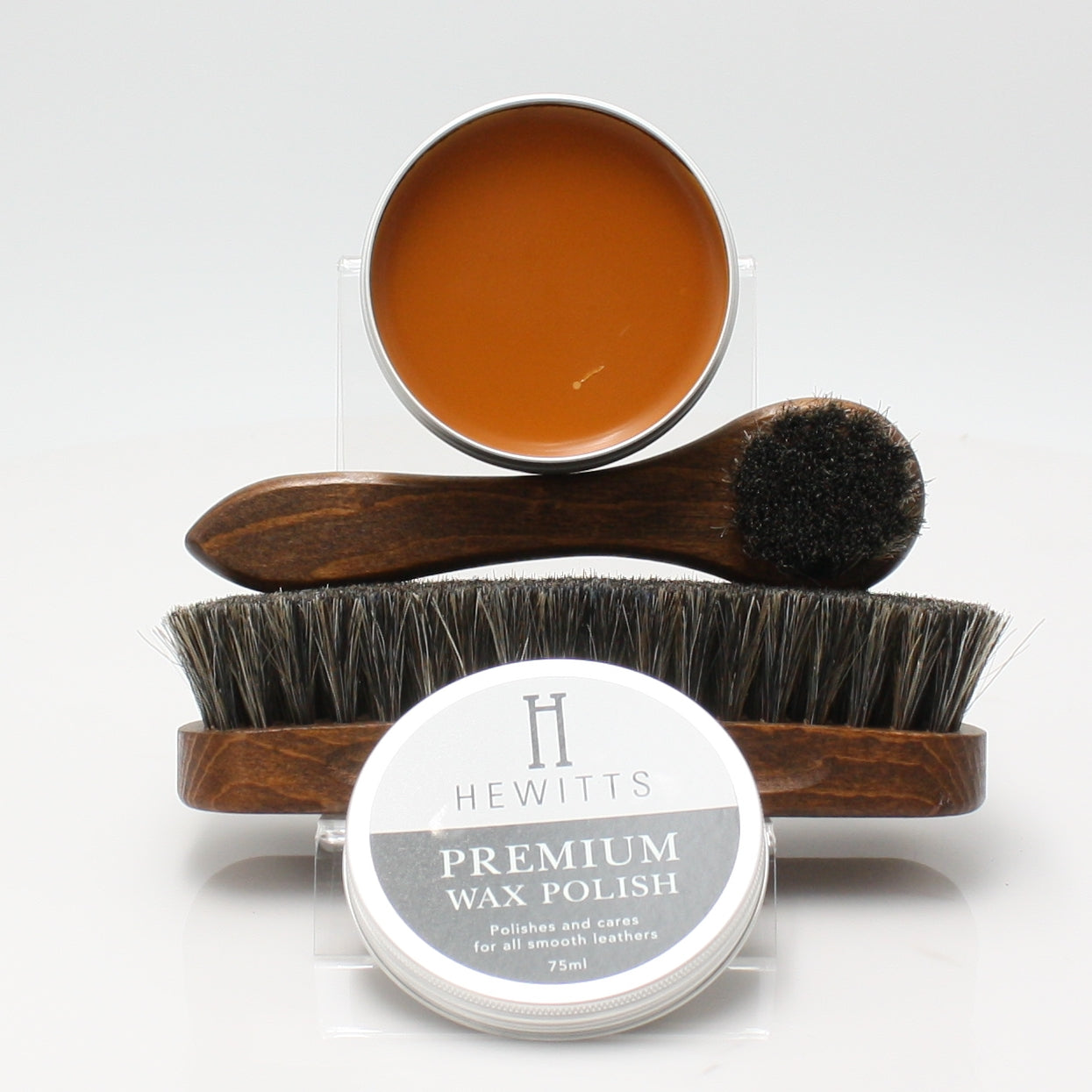 HEWITTS PREMIUM BRUSH SET, Shoe Care, EURO LEATHERS, Logues Shoes - Logues Shoes.ie Since 1921, Galway City, Ireland.